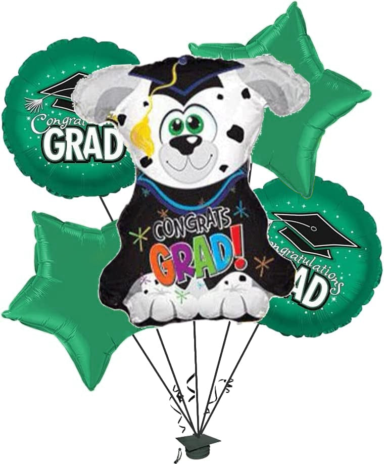 PMU Graduation Congrats Grad Balloon Bouquet (5/Pkg) Pkg/1