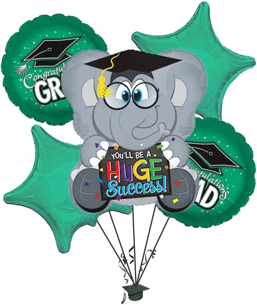 PMU Graduation Congrats Grad Balloon Bouquet (5/Pkg) Pkg/1