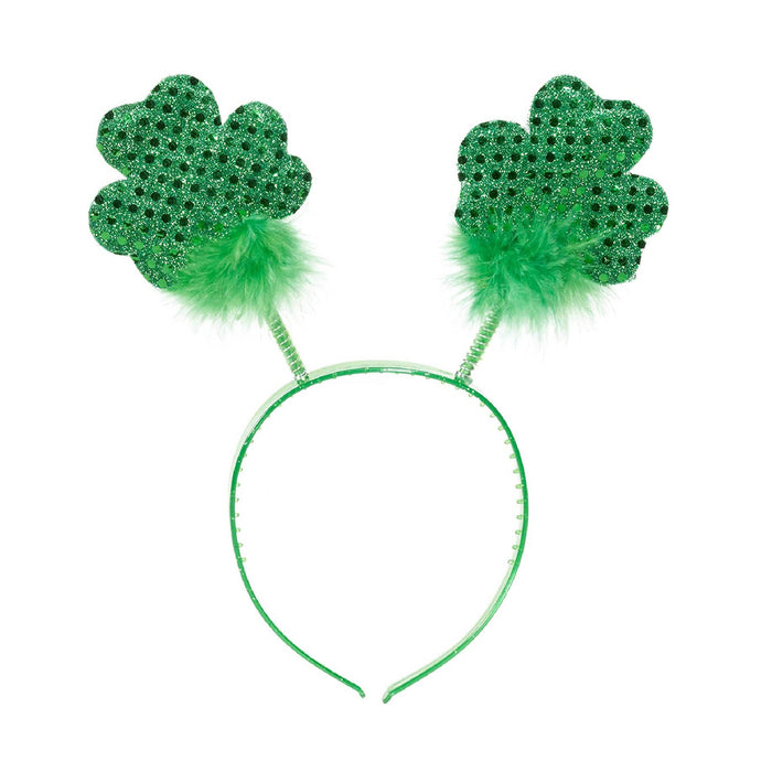 PMU St. Patricks Day - Mardi Gras Saint Patrick's Day Headband Shamrocks