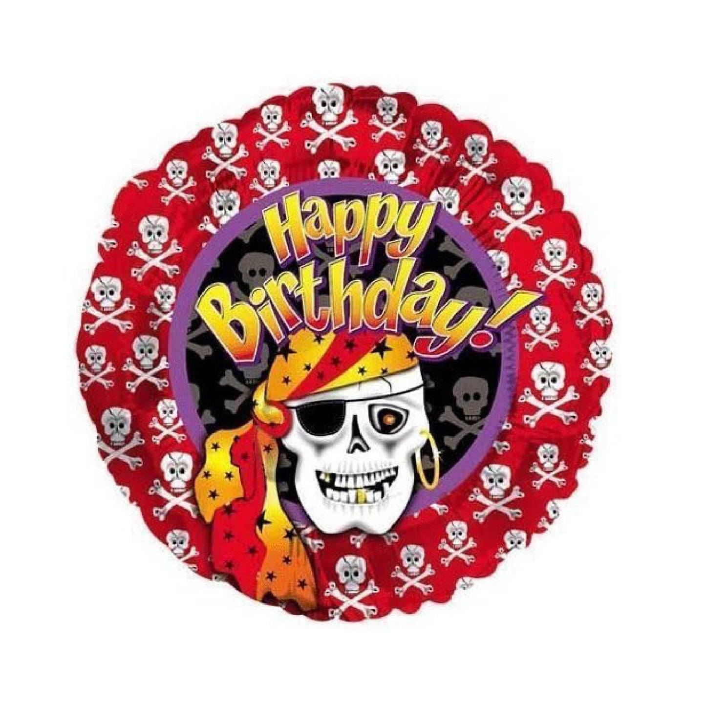 PMU Happy Birthday 18 Inch Mylar-Foil Balloon