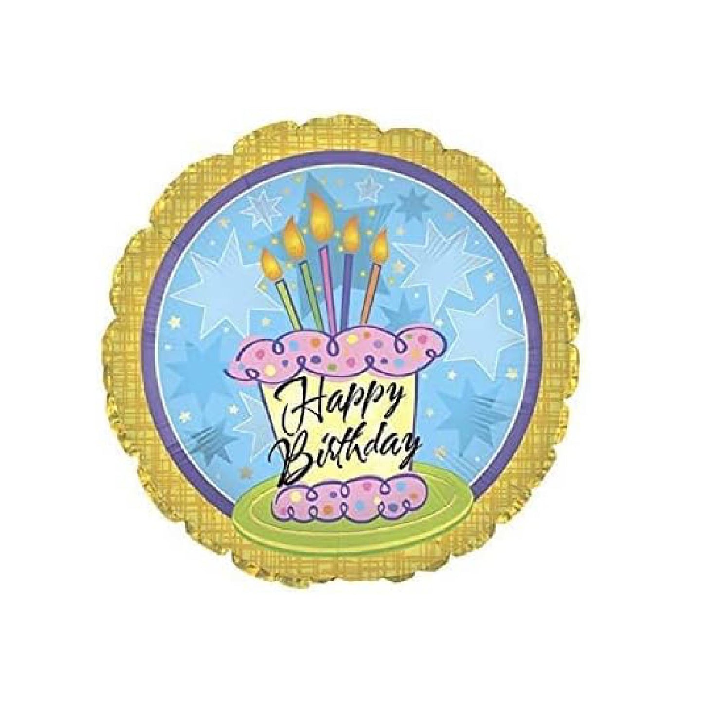 PMU Happy Birthday 18 Inch Mylar-Foil Balloon