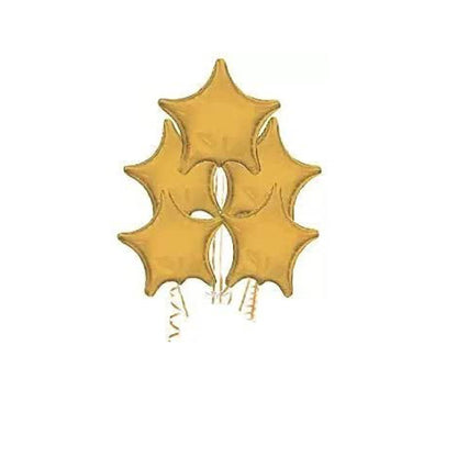 PMU Metallic Star Balloon (22 Inch Mylar)