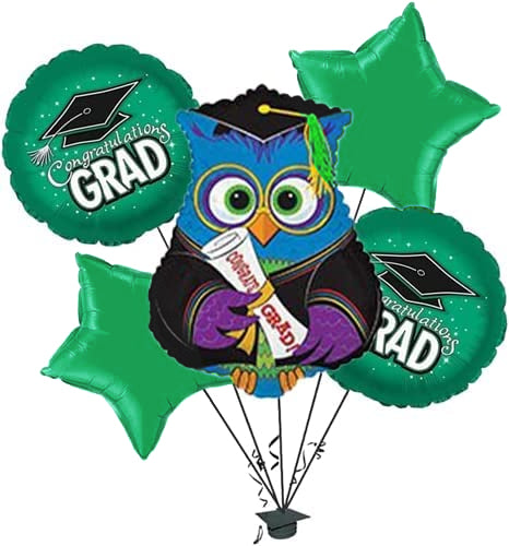 PMU Graduation Congrats Grad Balloon Bouquet (5/Pkg) Pkg/1