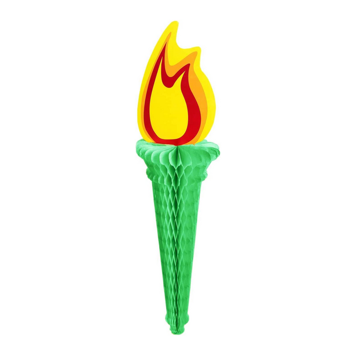 PMU Patriotic Liberty Torch W/Tissue Flame
