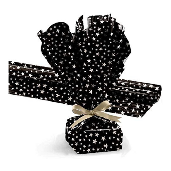black wrapping paper for gifts glitter dots｜TikTok Search