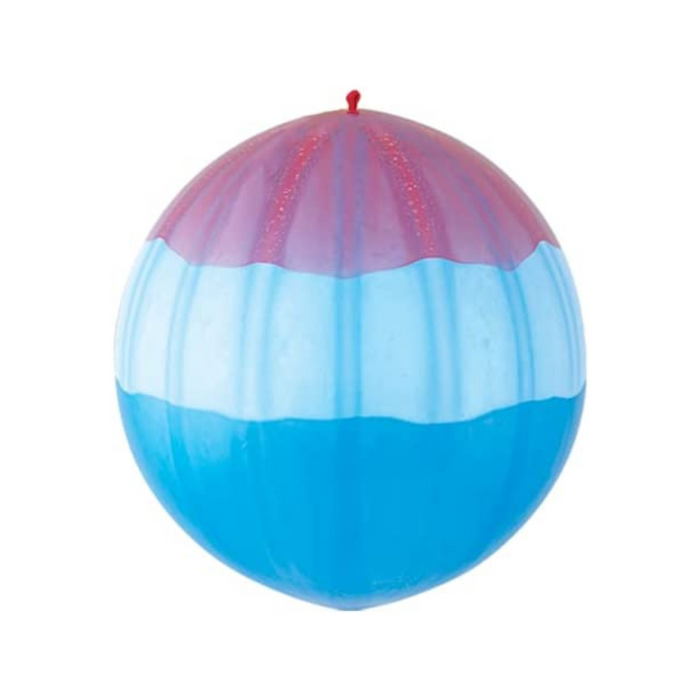 PMU Patriotic Red, White and Blue Punch Ball Balloon 15 Inch All-American Round Latex Bright Colors Great for, Goodie Bag Stuffer Toys, Birthday Party Favors for Kids