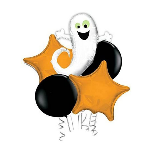 PMU Happy Halloween Balloon Bouquet (5/Pkg)