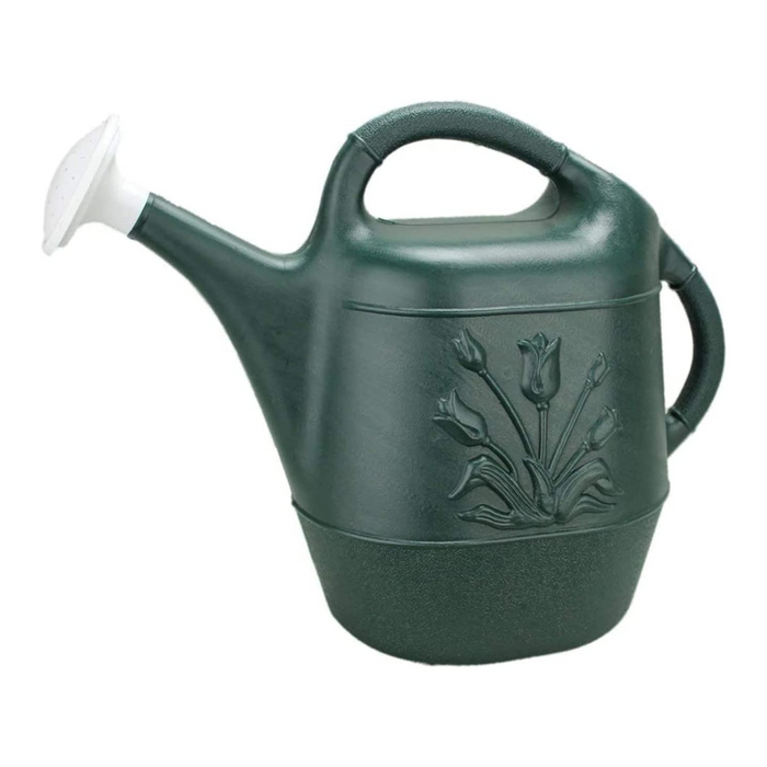 PMU 2 Gallon Watering Can - Garden Watering Can for Indoor & Outdoor Plants - Plastic Water Can with Detachable Sprinkler Head - Large Water Pot, Made in USA