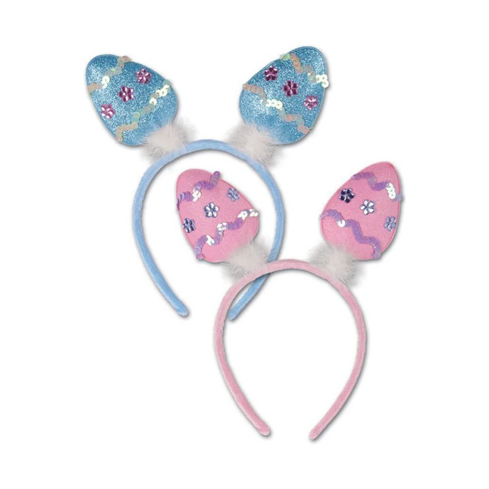 PMU Easter Egg Boppers Assorted Blue & Pink Headband Party Accessory