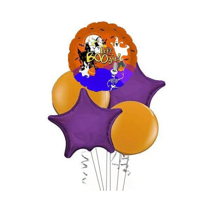 PMU Happy Halloween Balloon Bouquet (5/Pkg)