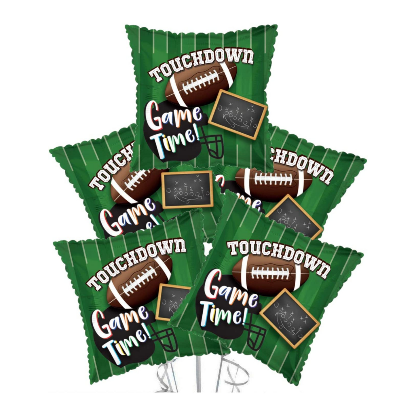 PMU Football Touchdown Game Time 18 Inch Mylar Balloon