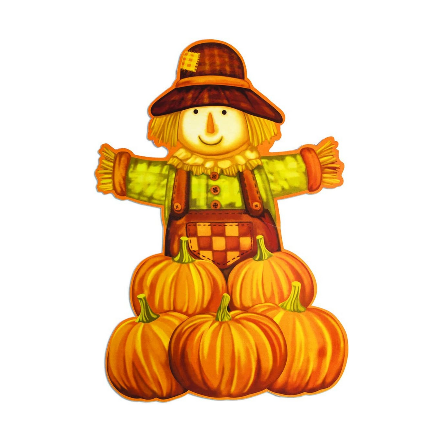 PMU Harvest Scarecrow Cutouts 3/Pkg