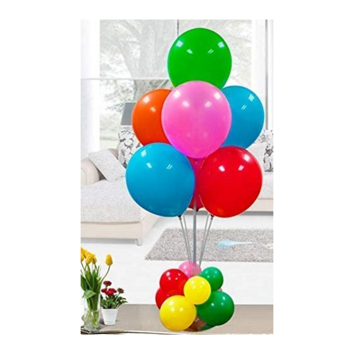 PMU Balloon Bouquet Holder Centerpiece Table Balloon Stand "Helium Free" Inflate with Air Reusable