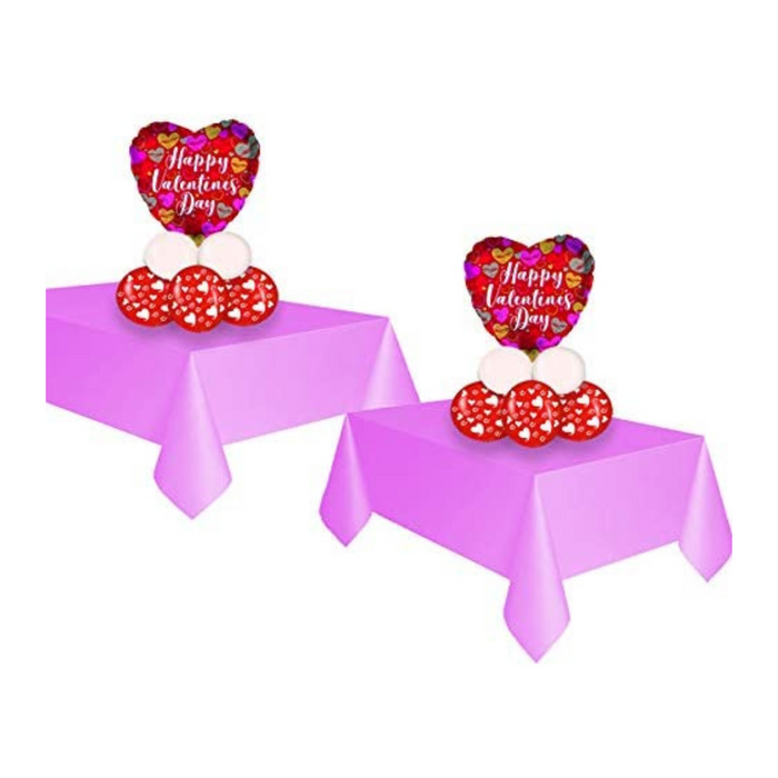 PMU Valentine’s Day DYI Balloon Centerpieces Kit Table Decoration (2/Pkg) Pkg/1