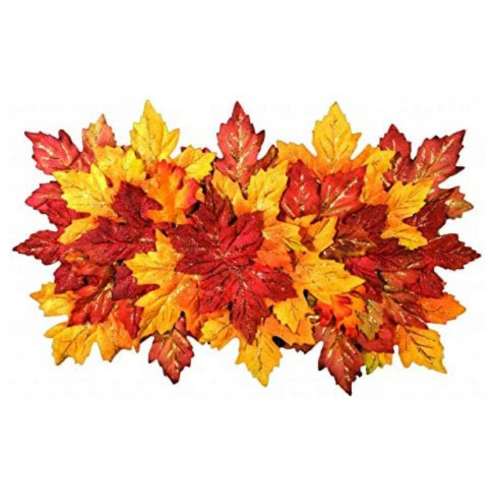 PMU Thanksgiving Harvest Leaves Placemat 19 Inch & 11 Inch x 20 Inch