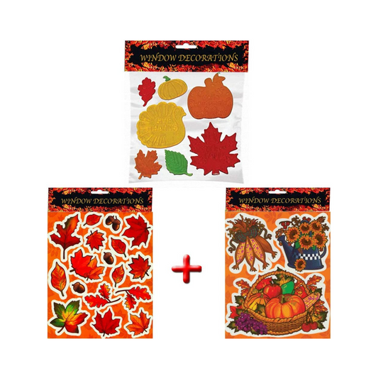 PMU Thanksgiving Cling Combo (3/pkg) Pkg/1