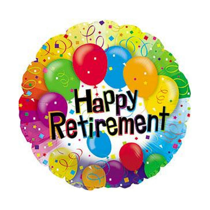 PMU Happy Retirement Balloon (18 Inch Mylar)