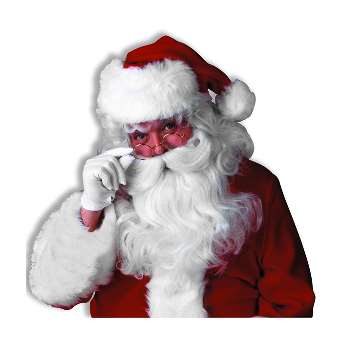 PMU Santa Wig Beard Sets Mens - Christmas Costume Accessories - Wig & Beard for Christmas Cosplay, Festivals, Photo Props & Party Supplies