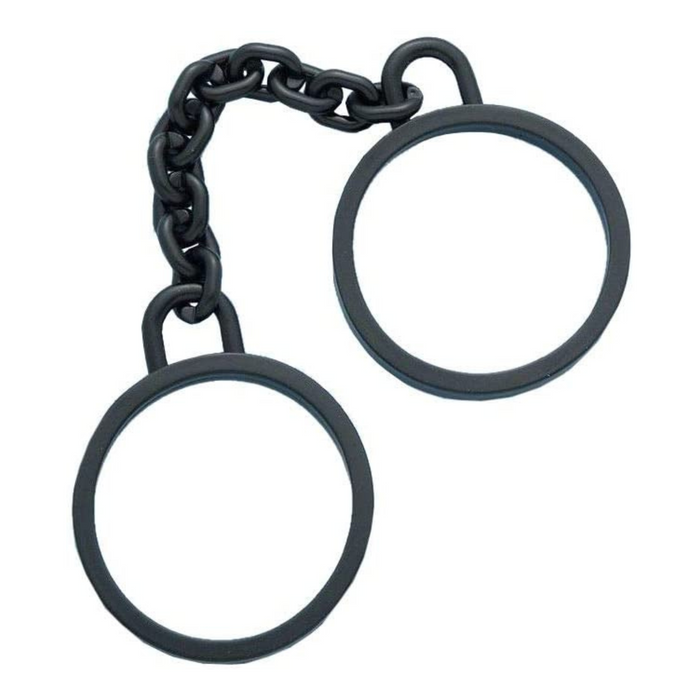 PMU Black Chained Shackles Costume Accessory (1/Pkg)