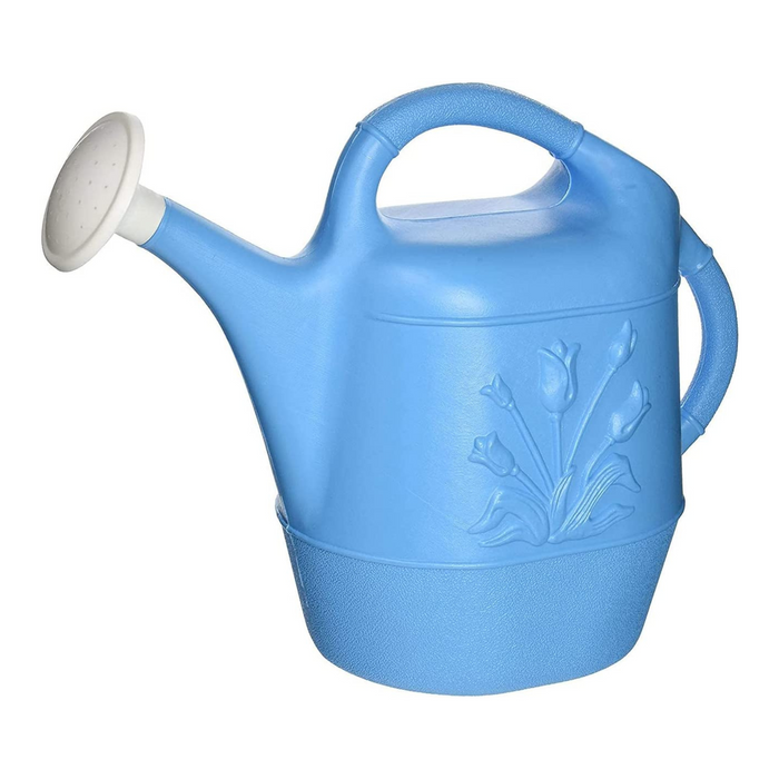 PMU 2 Gallon Watering Can - Garden Watering Can for Indoor & Outdoor Plants - Plastic Water Can with Detachable Sprinkler Head - Large Water Pot, Made in USA