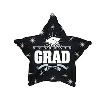 PMU Grad Congrats Star 18in Mylar Balloons