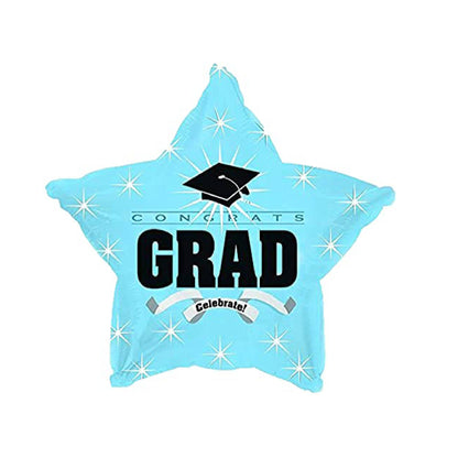 PMU Grad Congrats Star 18in Mylar Balloons