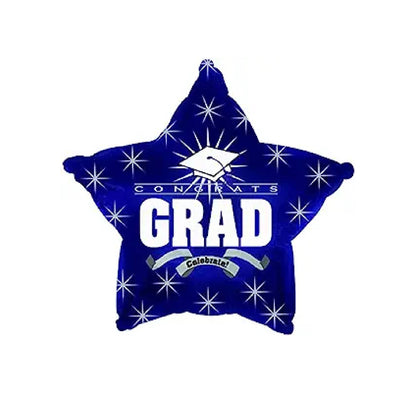 PMU Grad Congrats Star 18in Mylar Balloons
