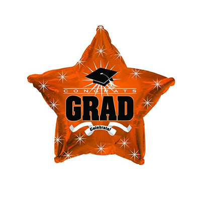 PMU Grad Congrats Star 18in Mylar Balloons