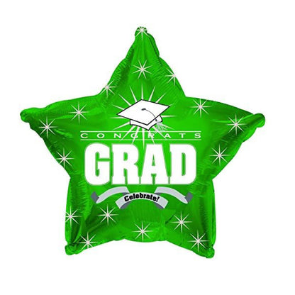 PMU Grad Congrats Star 18in Mylar Balloons