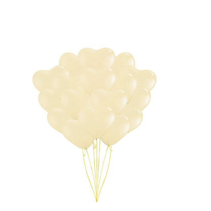PMU Heart Shaped Balloons 15 Inch PartyTex Premium Latex Valentines Day, Weddings, Birthdays, Anniversaries, Engagements